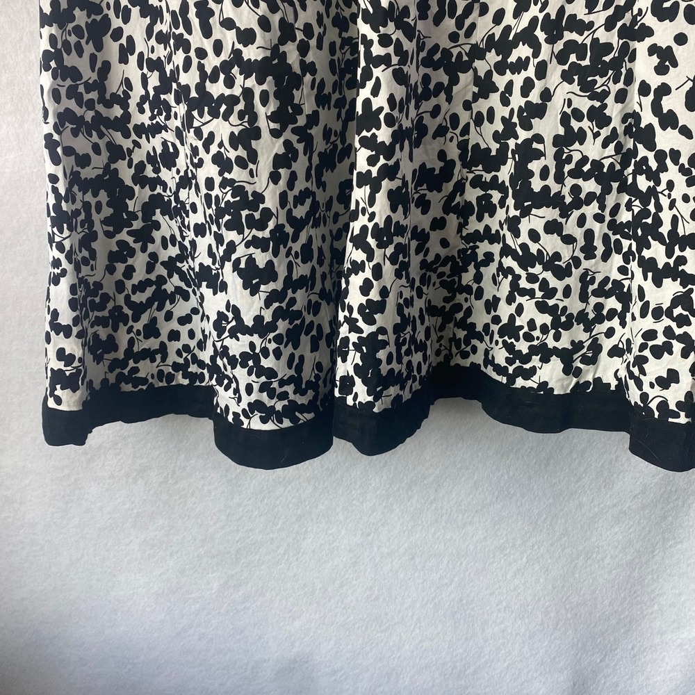 R&K Originals Black and White Sleeveless V Neck Dress Size 14 - Picture 9 of 10